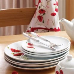 Poppy Porcelain Dinner Plate -Online Tableware Store 1000000989 alt02