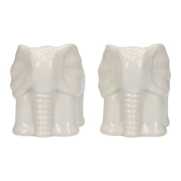 Set Of 2 Elephant Salt & Pepper Shakers 2 Set Of 2 Elephant Salt & Pepper Shakers - Image 2