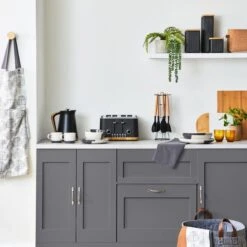 Matt Black Ceramic Small Square Kitchen Canister -Online Tableware Store 1000156100 alt02