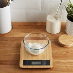 Dunelm Bamboo Electronic Kitchen Scales -Online Tableware Store 1000156946 alt02