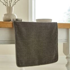 Vermont Charcoal Velvet Table Runner 8 Vermont Charcoal Velvet Table Runner -Online Tableware Store 1000163563 alt02
