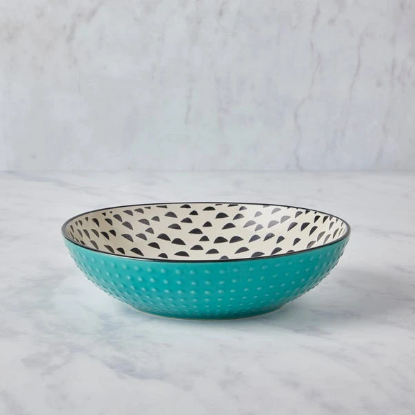 Global Teal Stoneware Ramen Bowl 2 Global Teal Stoneware Ramen Bowl - Image 2