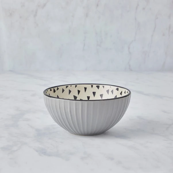 Global Grey Stoneware Cereal Bowl 2 Global Grey Stoneware Cereal Bowl - Image 2