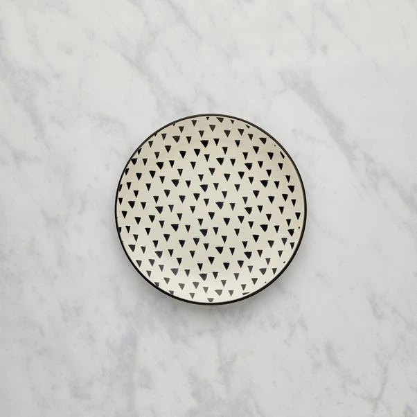 Global Black Stoneware Side Plate 2 Global Black Stoneware Side Plate - Image 2