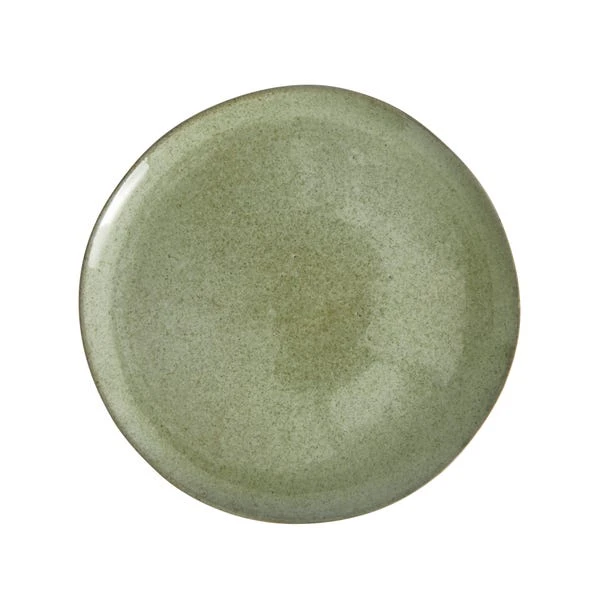 Amalfi Reactive Glaze Stoneware Side Plate, Sage 3 Amalfi Reactive Glaze Stoneware Side Plate, Sage - Image 3