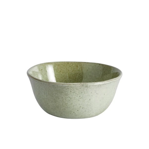 Amalfi Reactive Glaze Stoneware Cereal Bowl, Sage 3 Amalfi Reactive Glaze Stoneware Cereal Bowl, Sage - Image 3