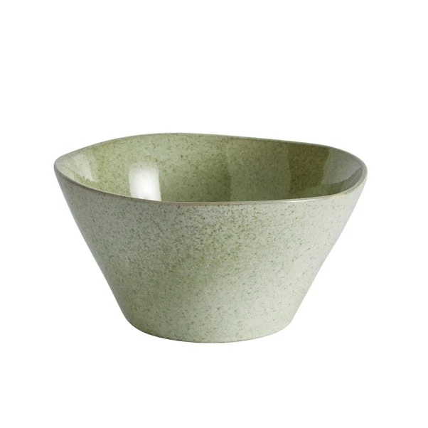 Amalfi Reactive Glaze Salad Bowl, Sage 2 Amalfi Reactive Glaze Salad Bowl, Sage - Image 2