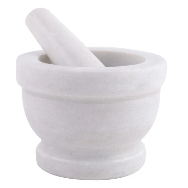 Marble Pestle & Mortar 1 Marble Pestle & Mortar