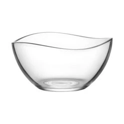 Wave Glass Serving Bowl