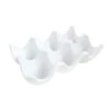 Ceramic White 6 Egg Holder