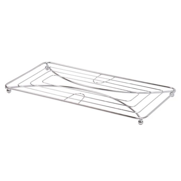 Chrome Double Pan Trivet 1 Chrome Double Pan Trivet