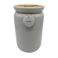 Grey Hang Tag Bread Bin