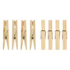Pack Of 36 Wooden Pegs