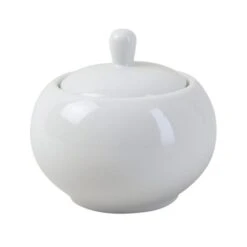 White Purity Sugar Bowl
