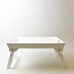 Online Tableware Store 43 White Wooden Breakfast Tray