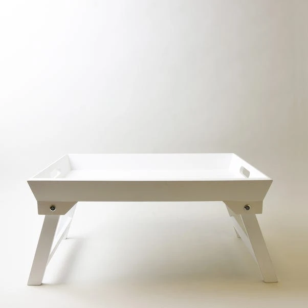 White Wooden Breakfast Tray 1 White Wooden Breakfast Tray