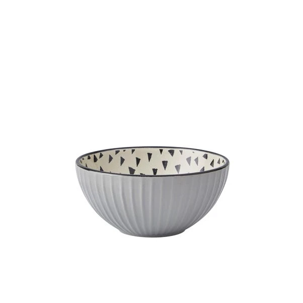 Global Grey Stoneware Cereal Bowl 1 Global Grey Stoneware Cereal Bowl