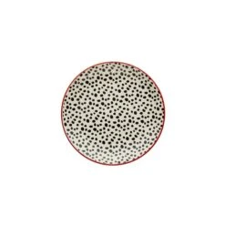 Global Red Stoneware Side Plate