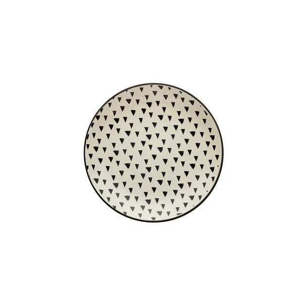 Global Black Stoneware Side Plate 1 Global Black Stoneware Side Plate