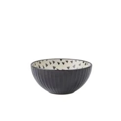 Global Black Stoneware Cereal Bowl