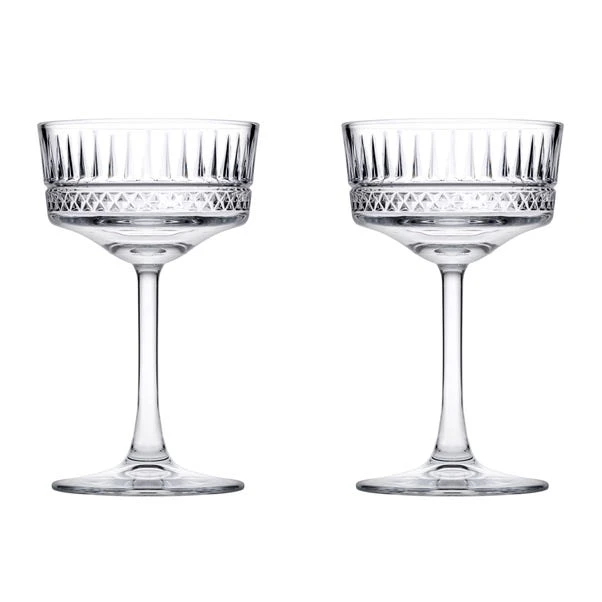 Set Of 2 Elysia Champagne Coupes 1 Set Of 2 Elysia Champagne Coupes