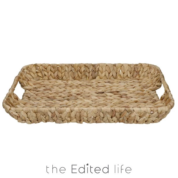 Rectangular Water Hyacinth Tray 1 Rectangular Water Hyacinth Tray