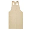 Cotton Cross Over Apron Natural