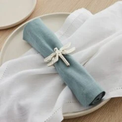 Set Of 2 Dragonfly Napkin Rings