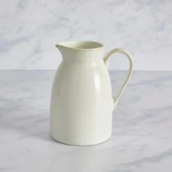 Amalfi Reactive Glaze Pitcher, White