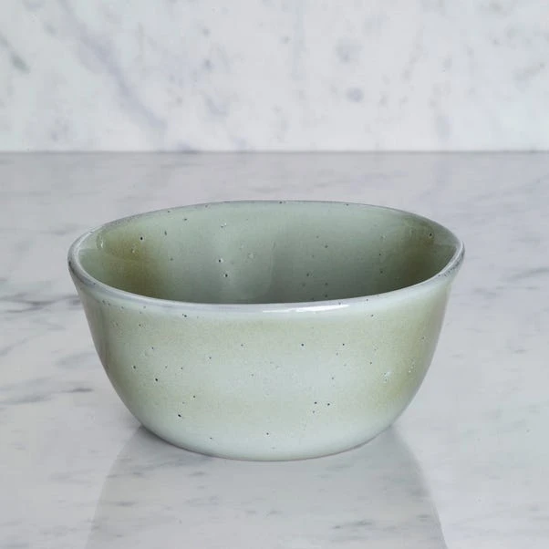 Amalfi Reactive Glaze Stoneware Cereal Bowl, Sage 1 Amalfi Reactive Glaze Stoneware Cereal Bowl, Sage