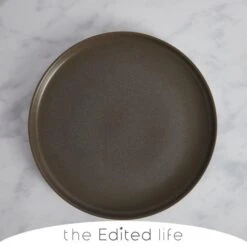 Urban Round Charcoal Serving Platter