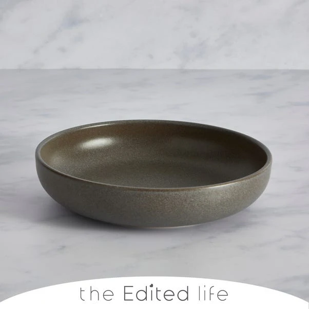 Urban Charcoal Stoneware Pasta Bowl 1 Urban Charcoal Stoneware Pasta Bowl