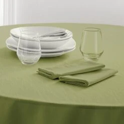 Isabelle Round Cotton Tablecloth