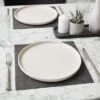 Set Of 2 Romano Faux Leather Placemats
