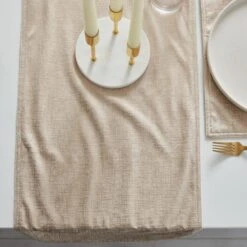 Metallic Champagne Printed Table Runner 17 Metallic Champagne Printed Table Runner -Online Tableware Store 30729301 alt02