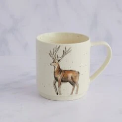 Set Of 4 Woodland Stackable Mugs -Online Tableware Store 30730083 alt06