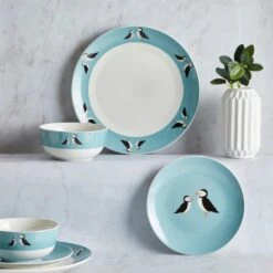 Puffin 12 Piece Dinner Set