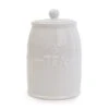 White Hearts Tea Canister