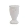 Hearts White Egg Cup