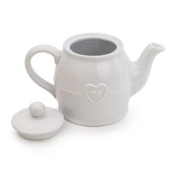 Hearts White Teapot 5 Hearts White Teapot -Online Tableware Store 30737438 alt02