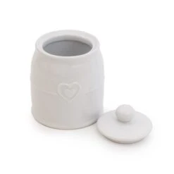 Hearts White Sugar Pot 5 Hearts White Sugar Pot -Online Tableware Store 30737439 alt02