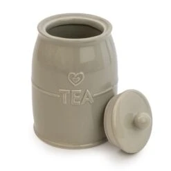 Grey Hearts Tea Canister 5 Grey Hearts Tea Canister -Online Tableware Store 30737441 alt02