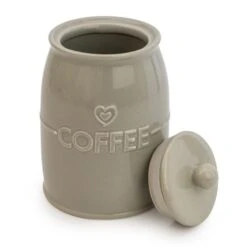 Grey Hearts Coffee Canister -Online Tableware Store 30737442 alt02