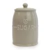 Grey Hearts Sugar Canister