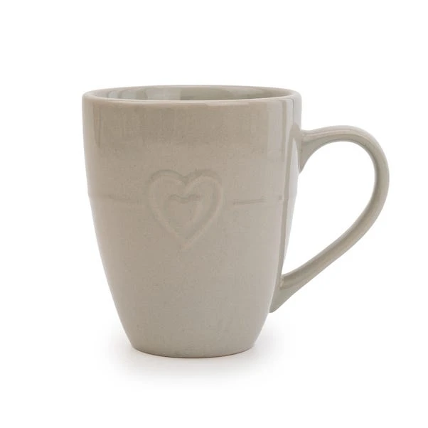 Embossed Hearts Mug 1 Embossed Hearts Mug