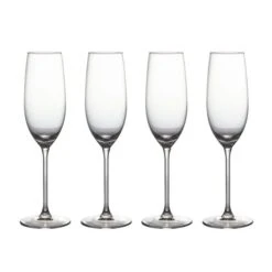 Set Of 4 Ravello Champagne Flutes