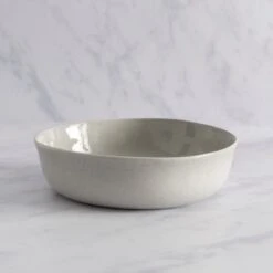 Amalfi Reactive Glaze Serve Bowl, Grey