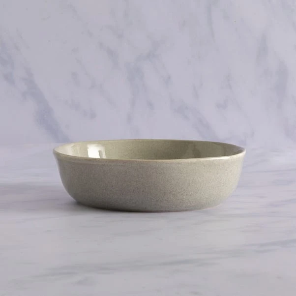 Amalfi Reactive Glaze Stoneware Pasta Bowl, Grey 1 Amalfi Reactive Glaze Stoneware Pasta Bowl, Grey