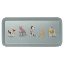 Dogs Small Rectangular Tray