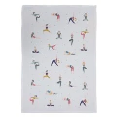 Yoga Poses Tea Towel